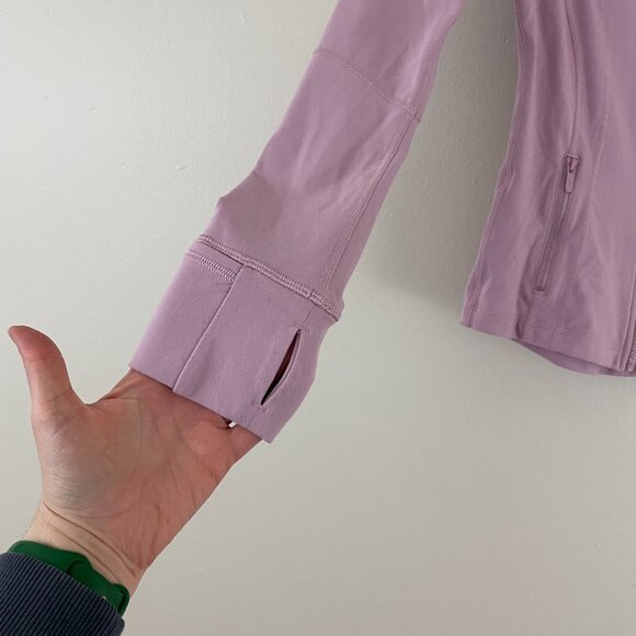 Lululemon Define Full Zip Jacket Luon in Pink Taupe Size 4 - Picture 6 of 7